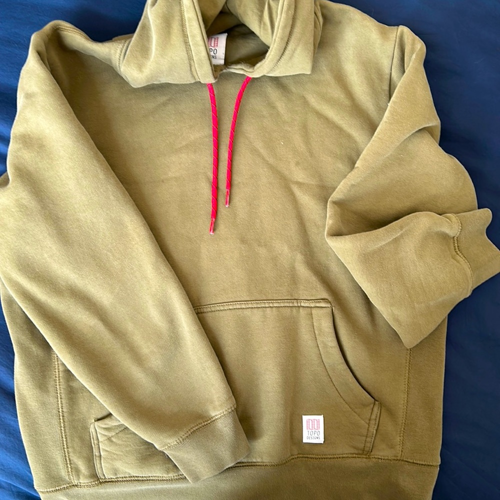 Green Topo Designs hoodie size Medium